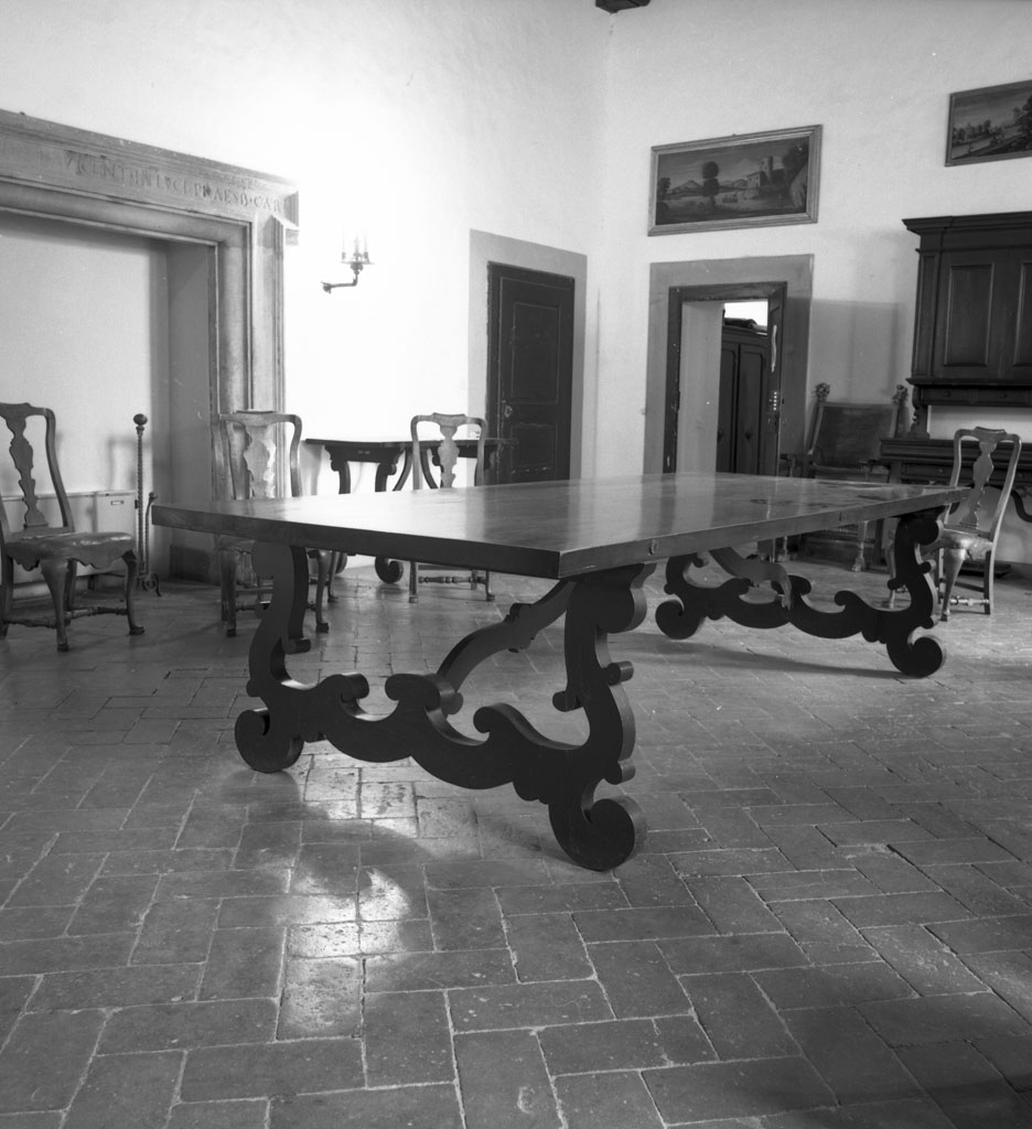 tavolo - a lira, opera isolata - bottega toscana (inizio sec. XX)