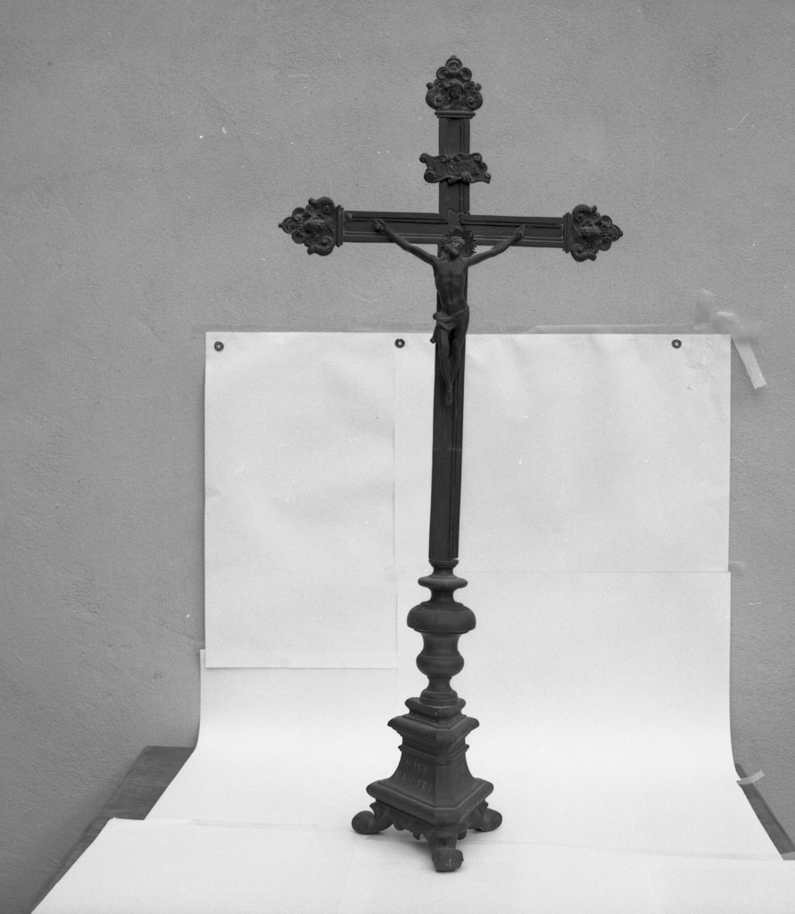 base per croce d'altare, opera isolata - bottega toscana (sec. XVII)