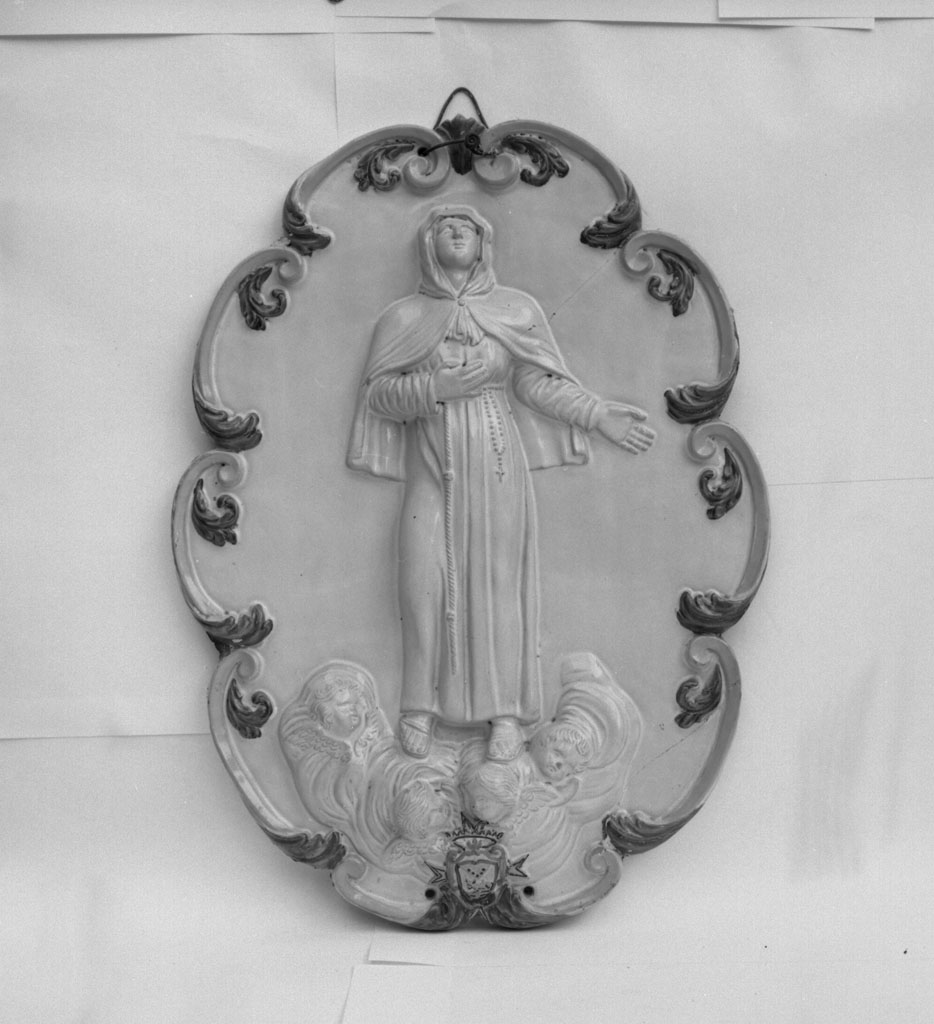 Santa Margherita da Cortona (rilievo, opera isolata) - bottega toscana (inizio sec. XIX)