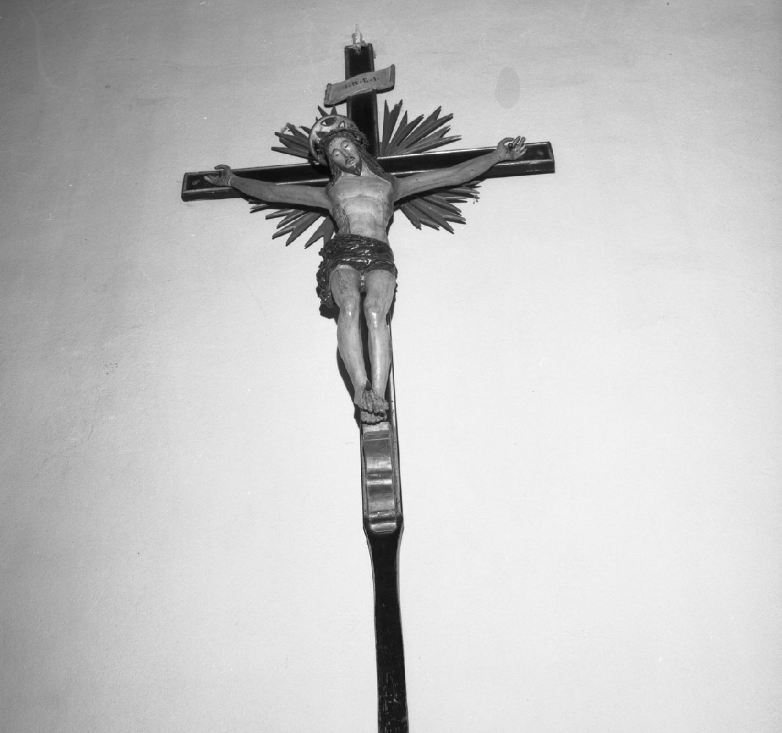 crocifisso, opera isolata - bottega aretina (fine/inizio secc. XVII/ XVIII)