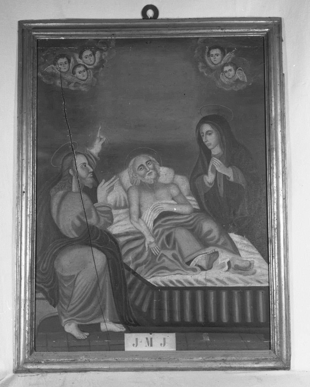 morte di San Giuseppe (dipinto, opera isolata) - ambito aretino (fine/inizio secc. XVII/ XVIII)