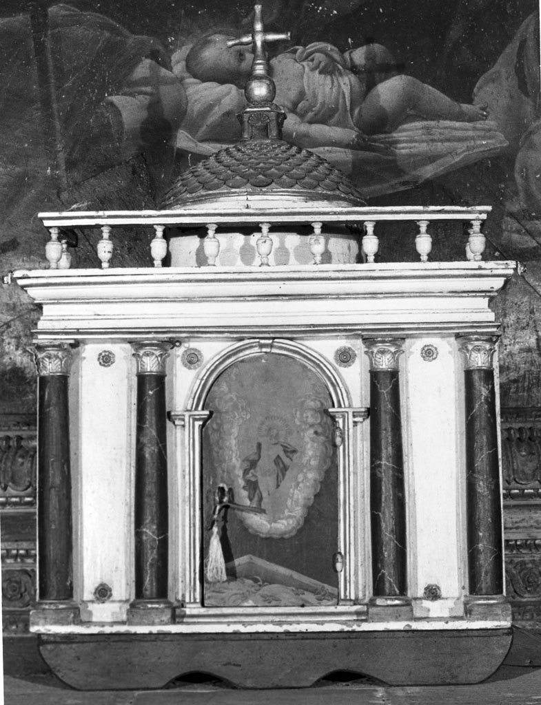 tabernacolo - a tempietto, opera isolata - bottega toscana (fine/inizio secc. XVIII/ XIX)