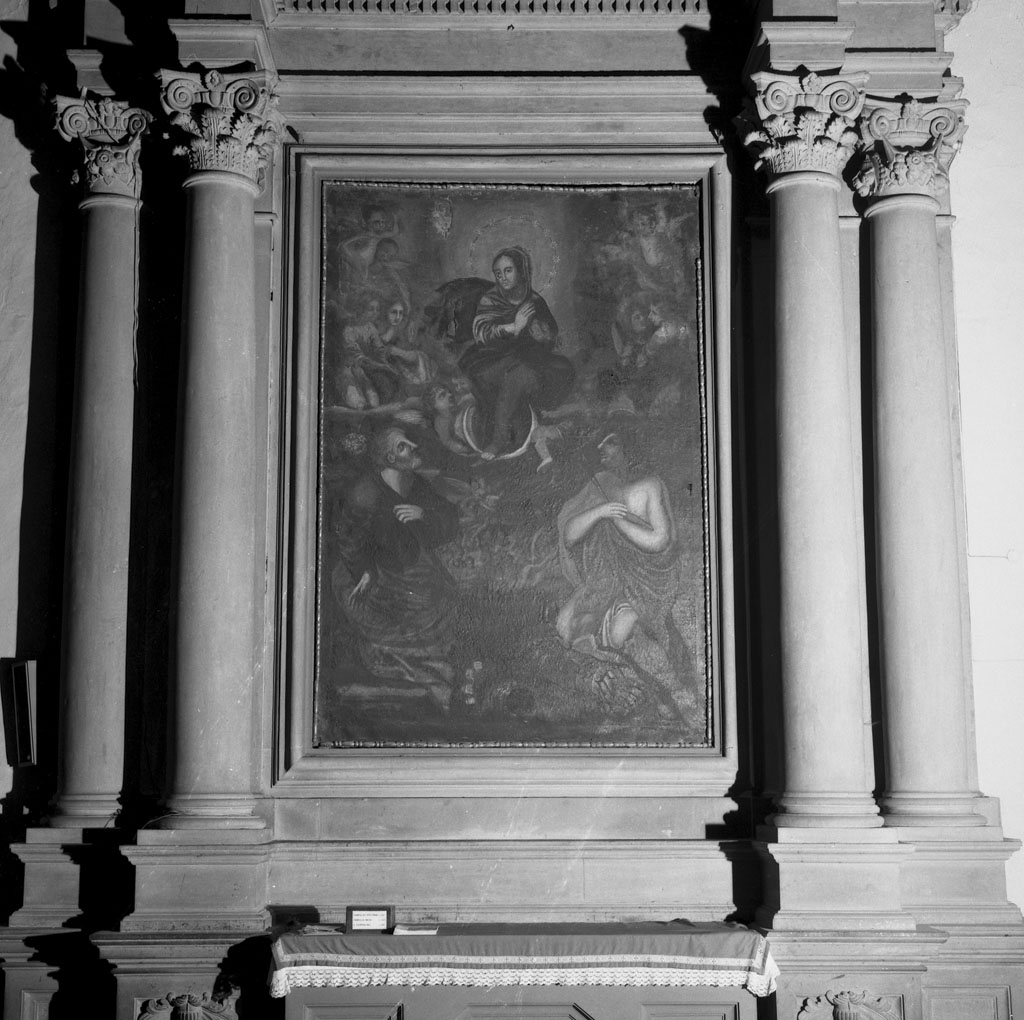 Immacolata Concezione e santi (dipinto) di Castellucci Salvi (attribuito) (metà sec. XVII)