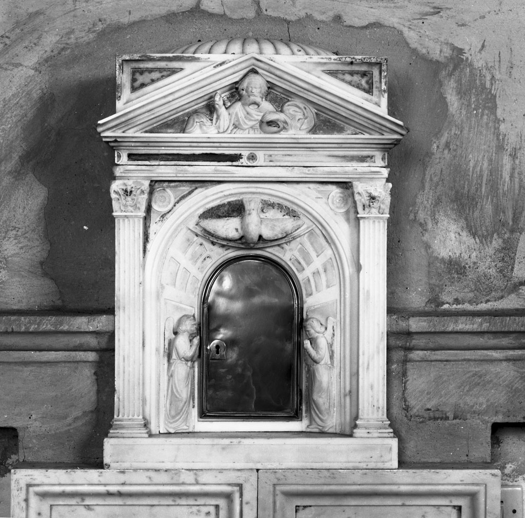 tabernacolo - a frontale architettonico - bottega toscana (metà sec. XX)