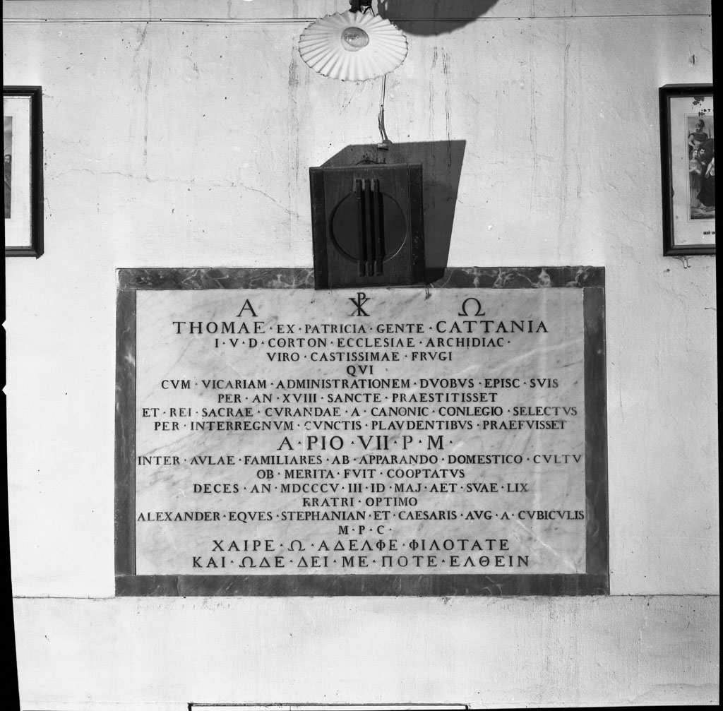 lapide commemorativa - bottega italiana (sec. XIX)