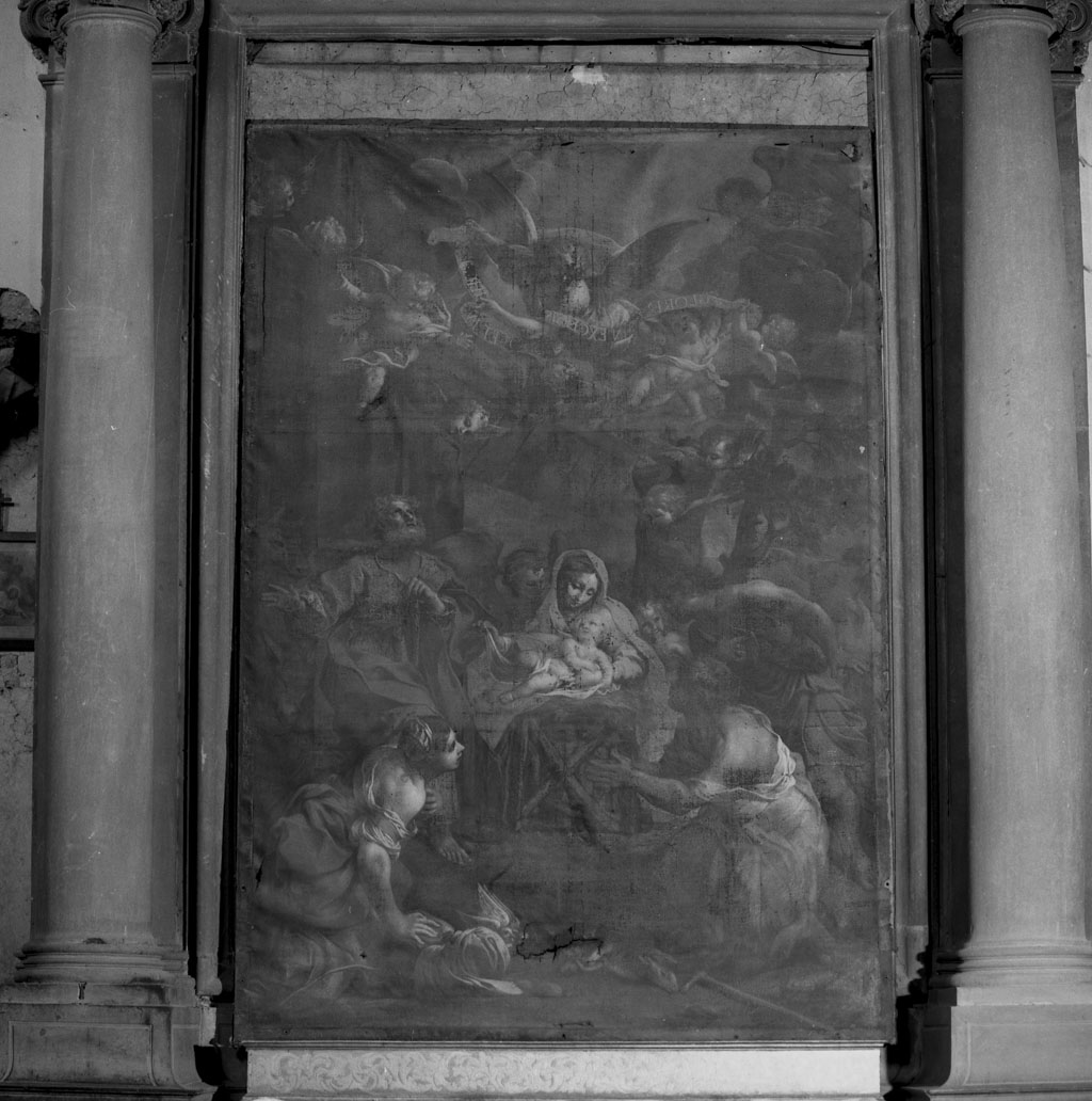 adorazione dei pastori (dipinto) di Vanni Raffaello (attribuito) (seconda metà sec. XVII)
