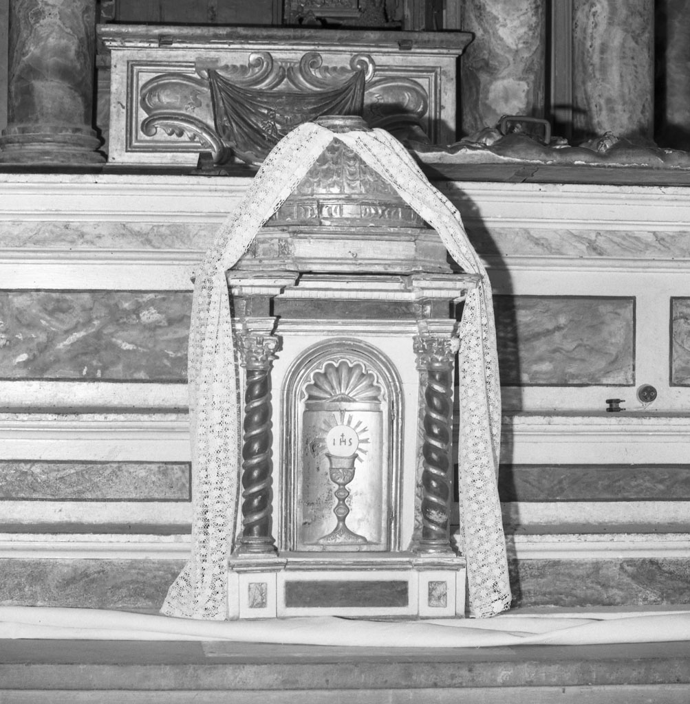 ciborio - bottega toscana (fine/inizio secc. XVIII/ XIX)