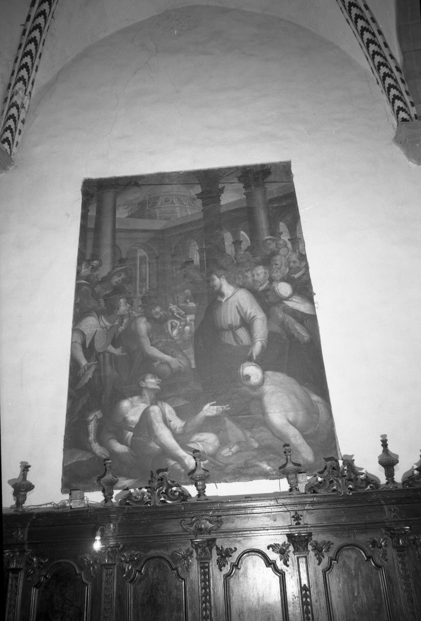 Gesù guarisce gli ammalati (dipinto) - ambito toscano (seconda metà sec. XVI)