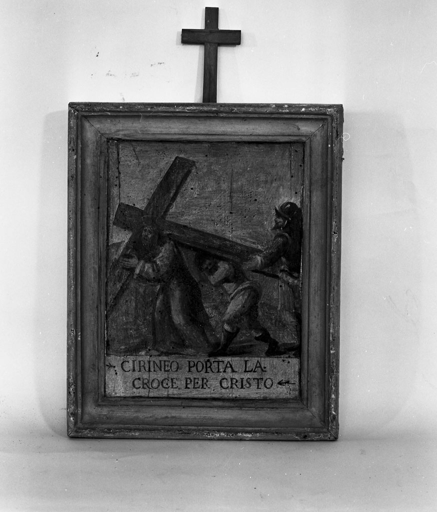 stazione VI: Gesù asciugato dalla Veronica (Via Crucis, ciclo) - ambito fiorentino (metà sec. XVII)