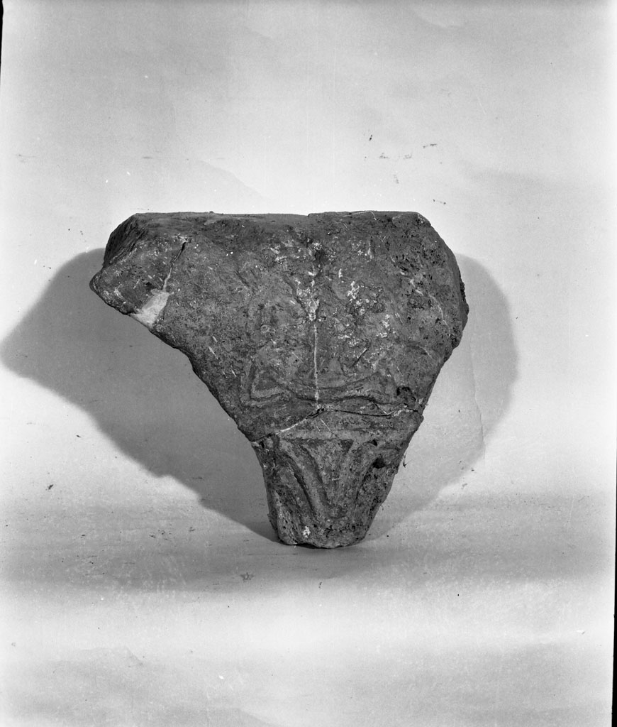 motivo decorativo a rosette (rilievo, frammento) - bottega cortonese (inizio sec. XII)