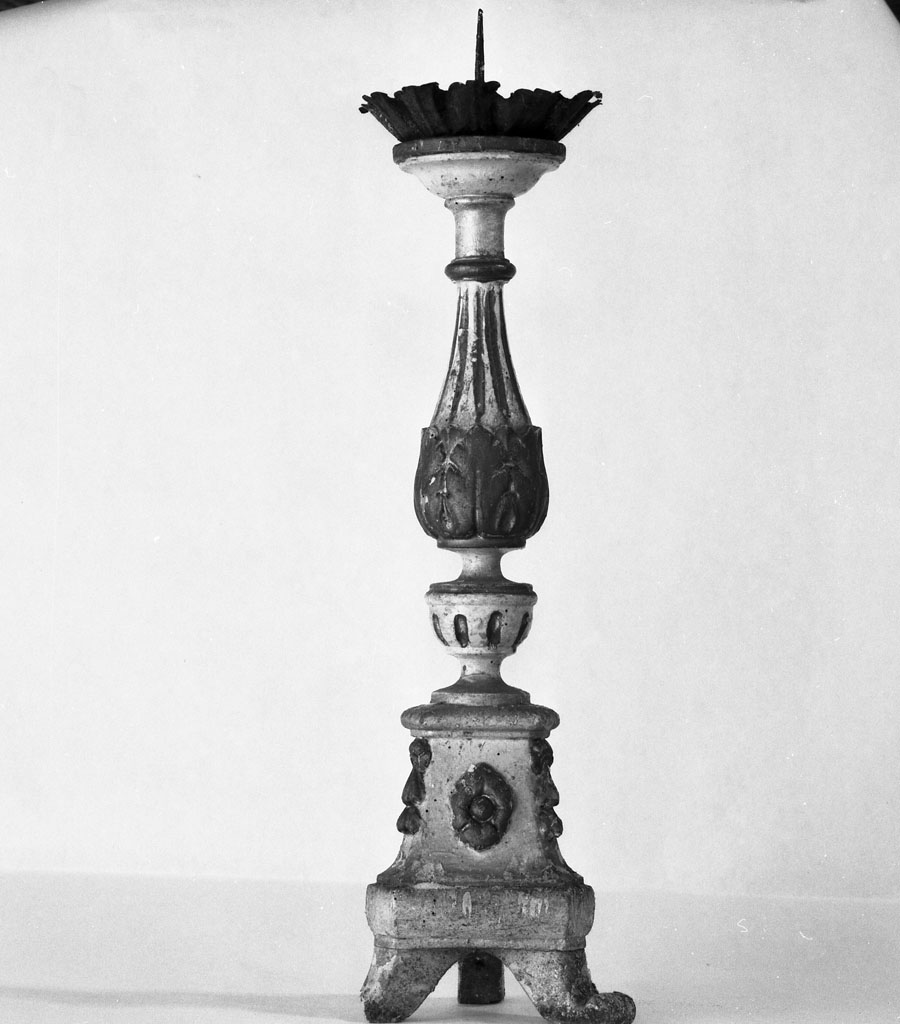 candeliere, serie - bottega toscana (prima metà sec. XIX)