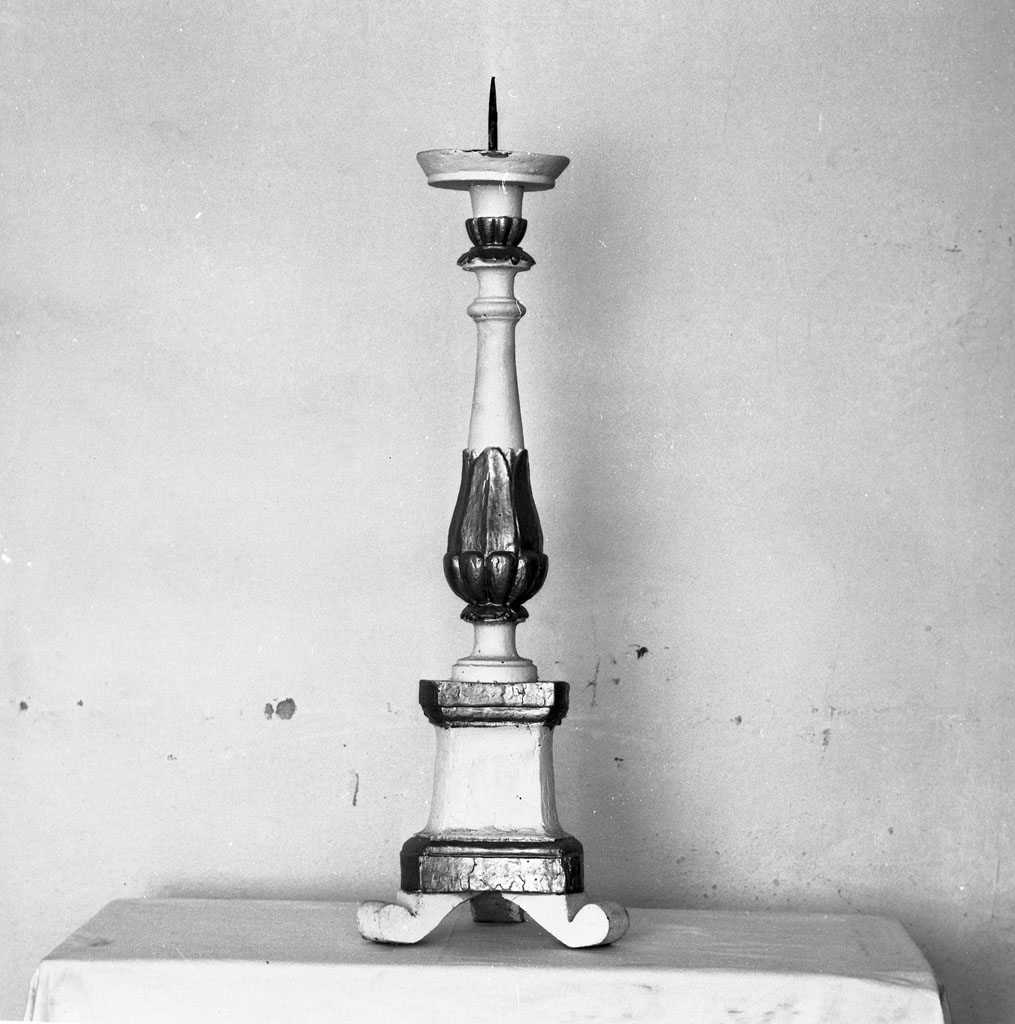 candelabro, coppia - bottega toscana (seconda metà sec. XIX)