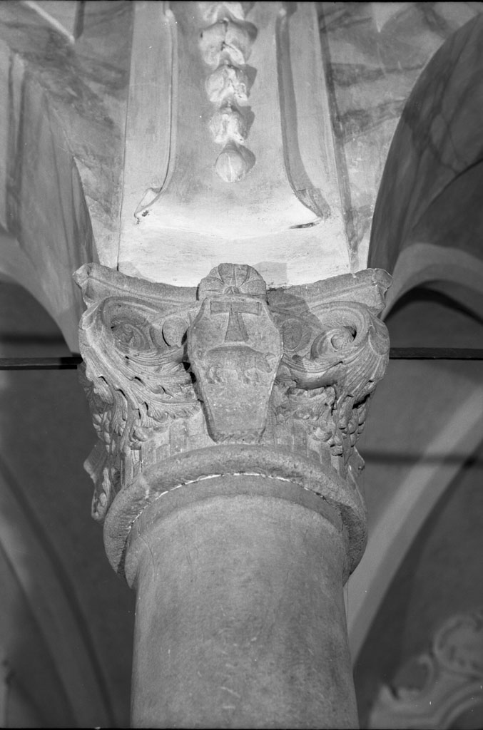 capitello corinzio, coppia - bottega toscana (seconda metà sec. XV)