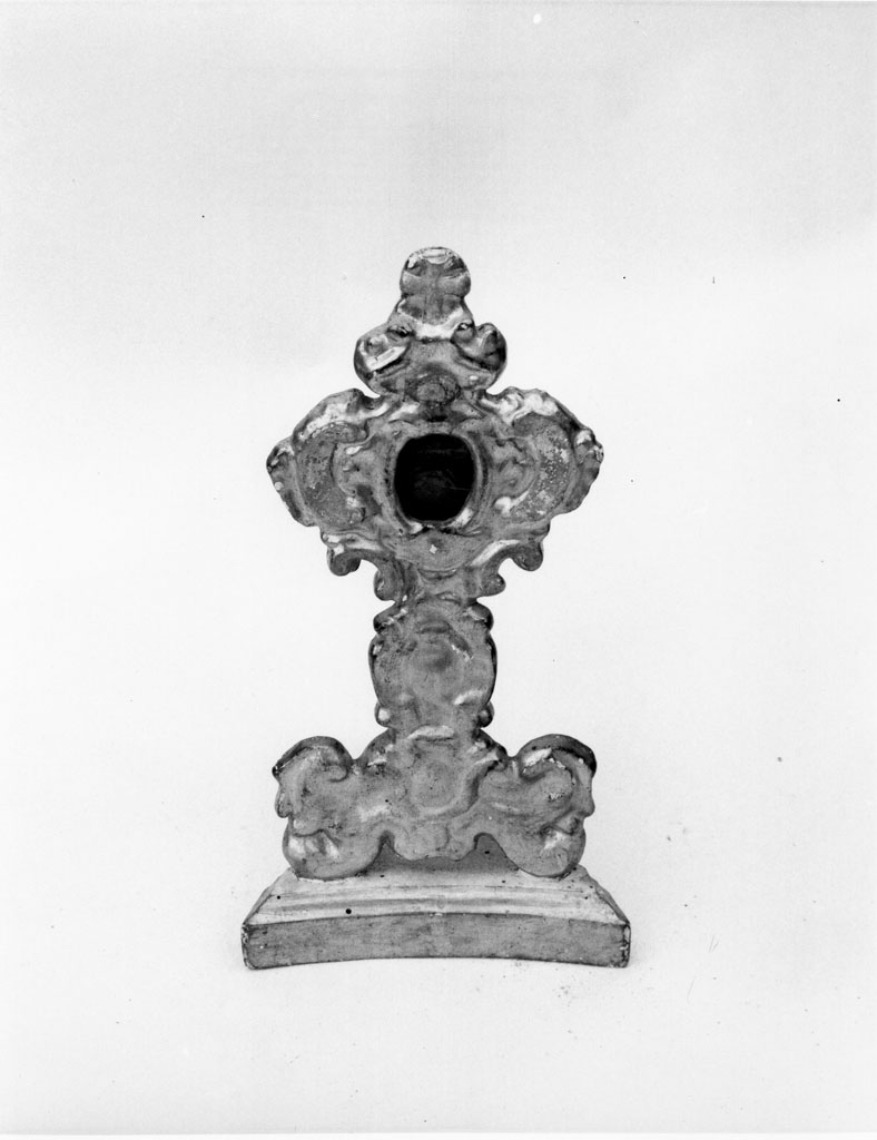 reliquiario - a ostensorio - bottega toscana (prima metà sec. XX)