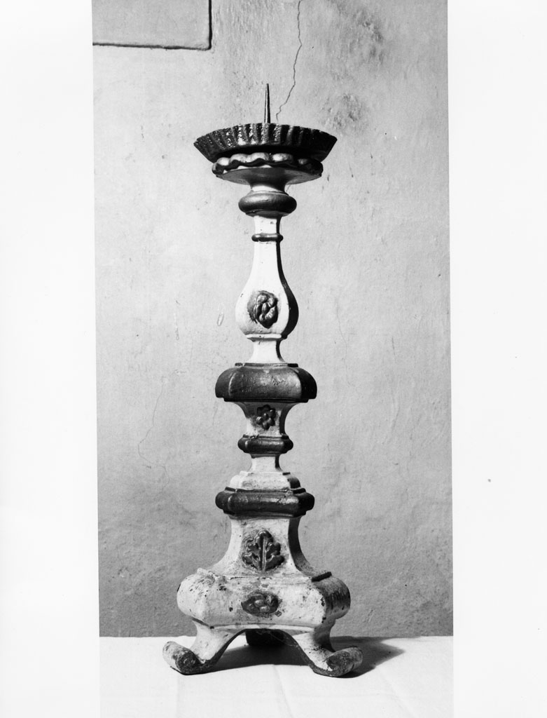 candeliere, serie - bottega toscana (prima metà sec. XX)