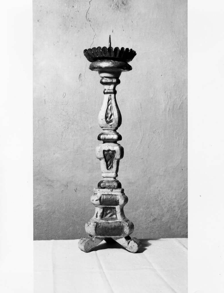 candeliere, serie - bottega toscana (prima metà sec. XX)