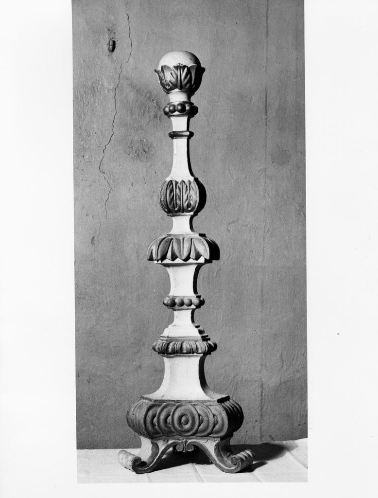 candeliere - bottega toscana (prima metà sec. XX)