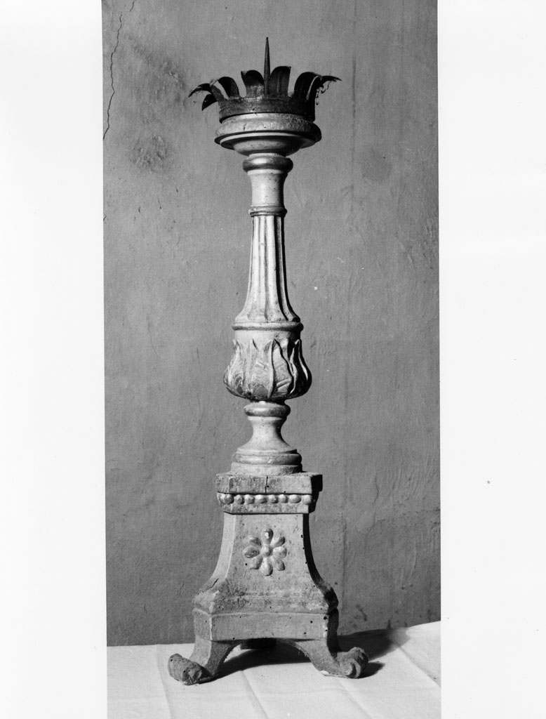 candeliere - bottega toscana (seconda metà sec. XIX)