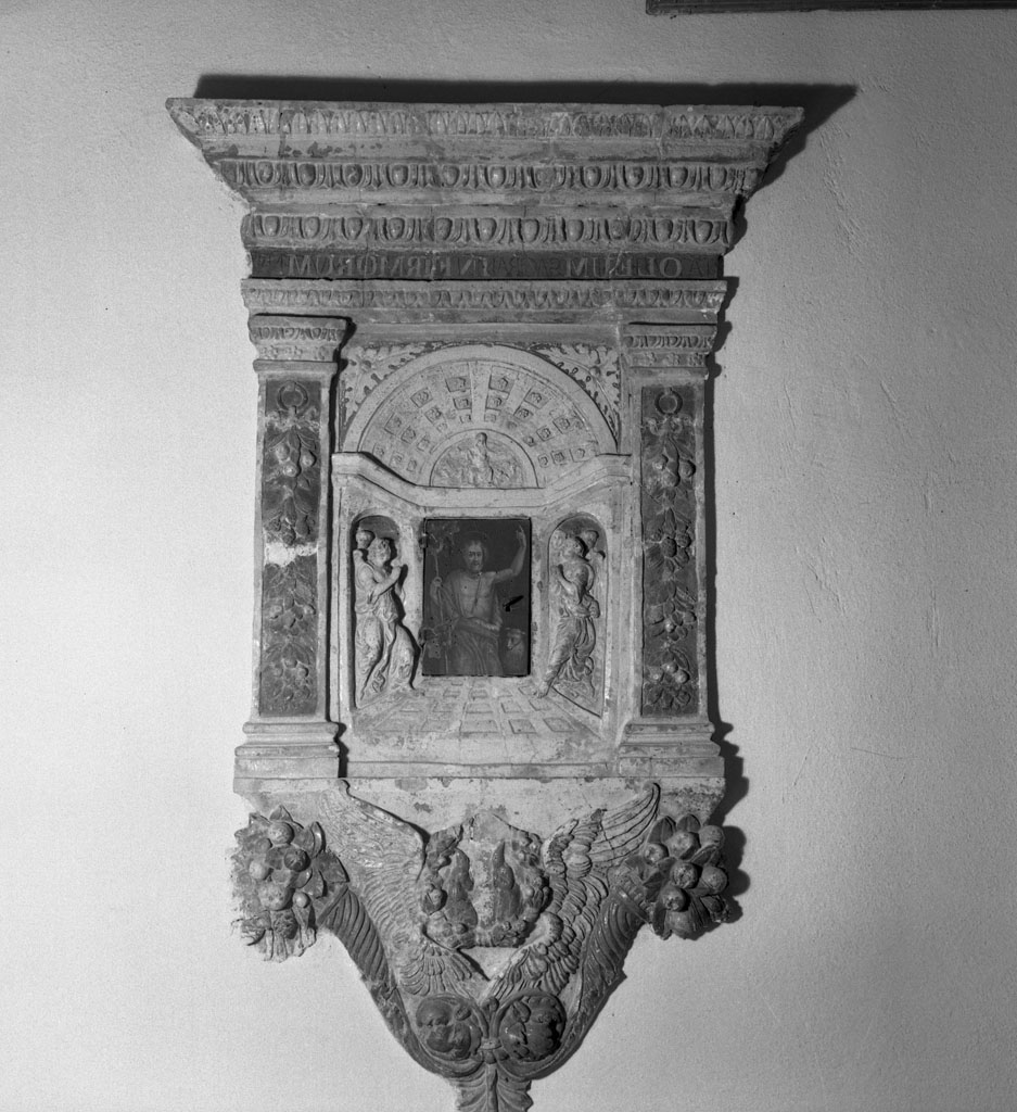 tabernacolo murale di Della Robbia Giovanni Antonio (bottega) (prima metà sec. XVI)