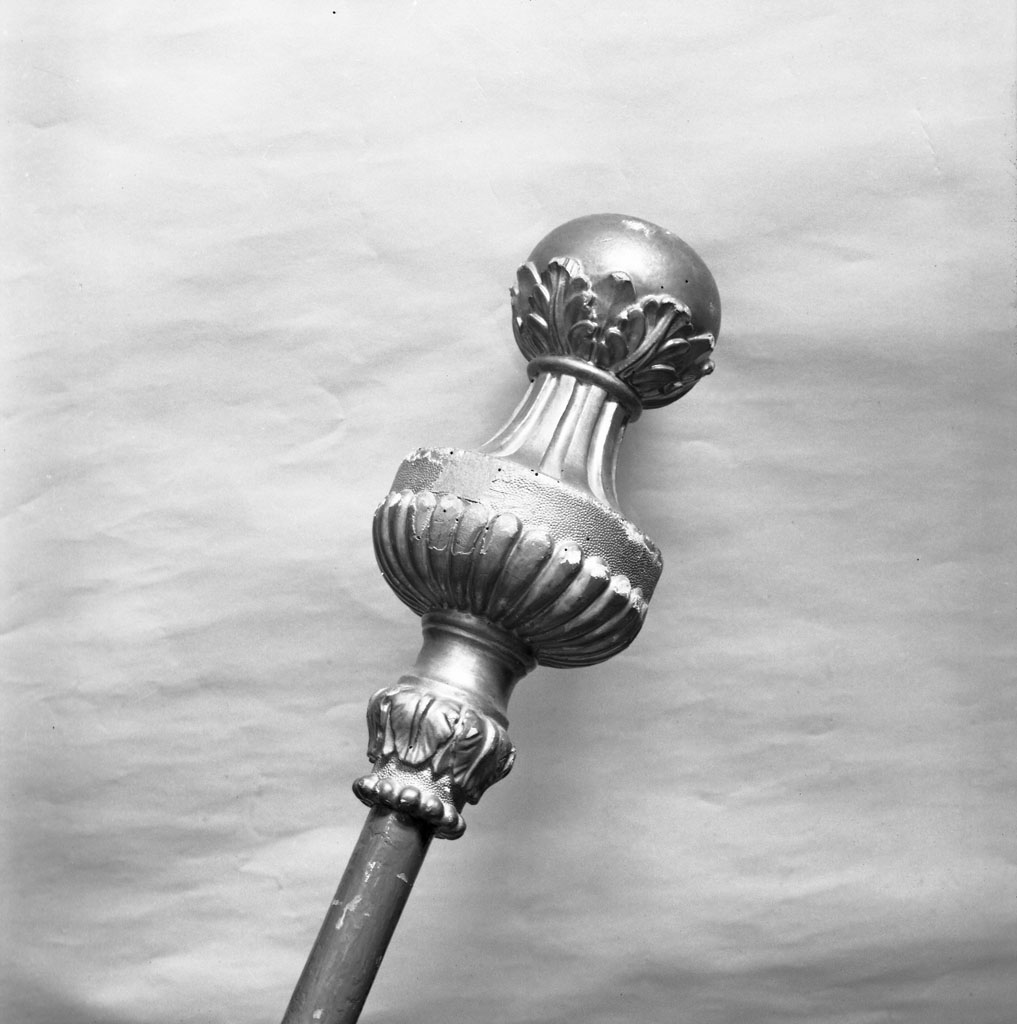 mazza processionale - bottega toscana (sec. XIX)