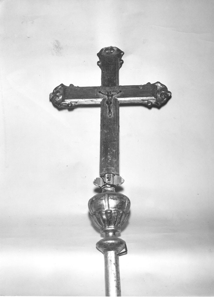 Cristo crocifisso (croce processionale) - bottega aretina (sec. XVIII)