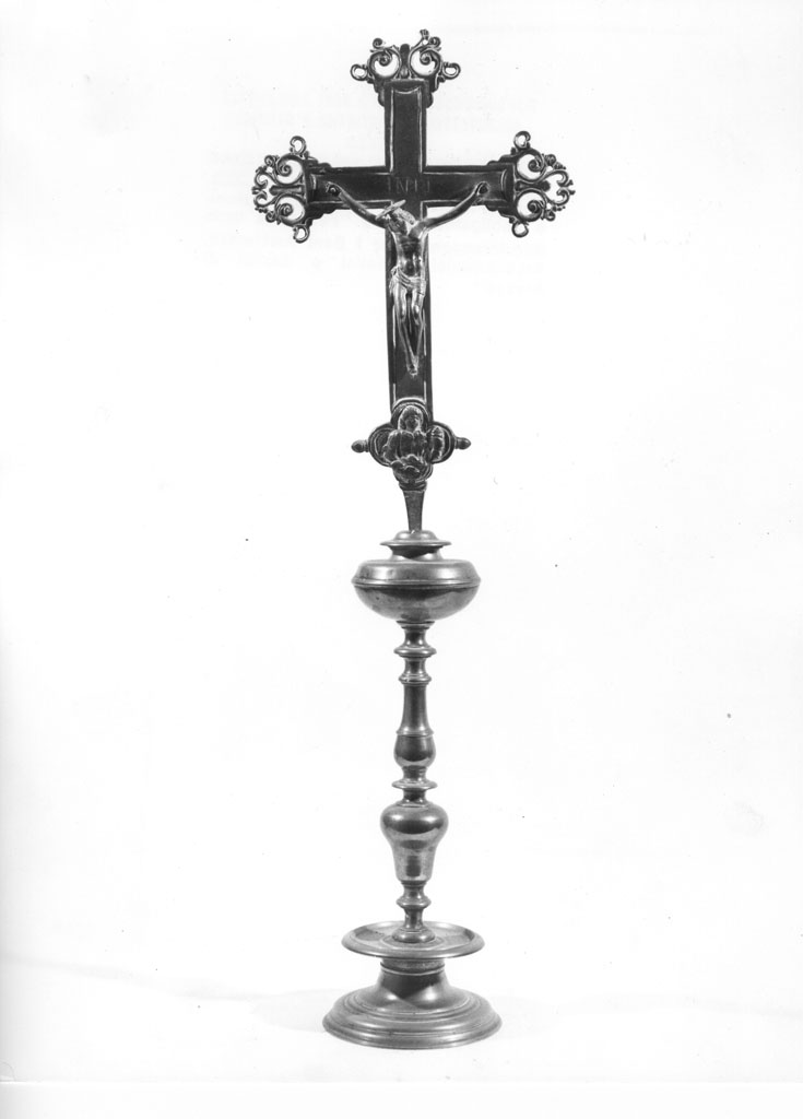Cristo crocifisso (croce d'altare) - bottega aretina (sec. XVIII)