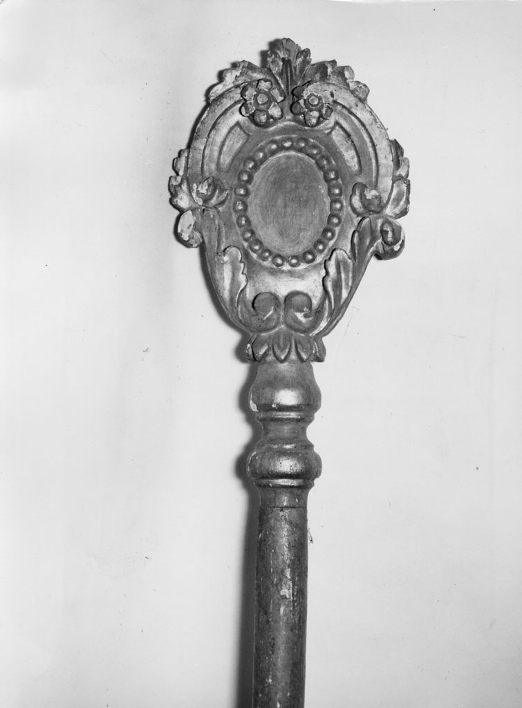 mazza processionale - bottega aretina (sec. XVIII)