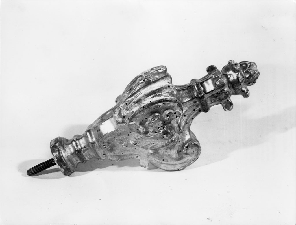 mazza processionale, serie - bottega aretina (sec. XVIII)