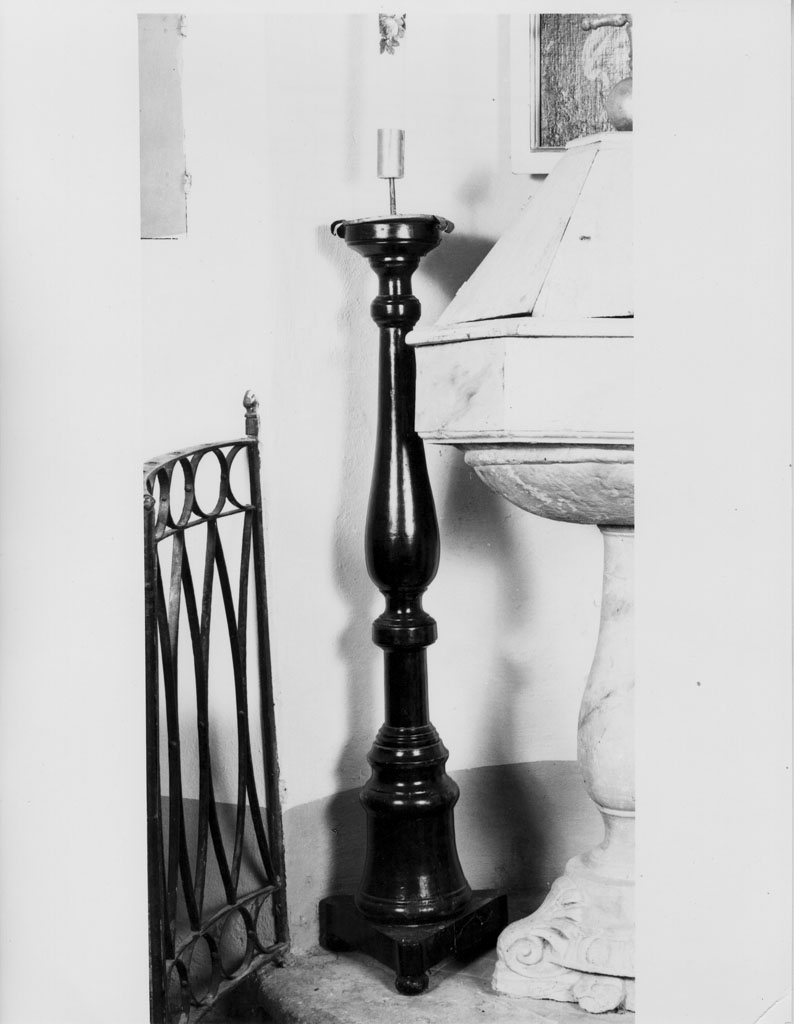 candelabro - bottega toscana (seconda metà sec. XIX)