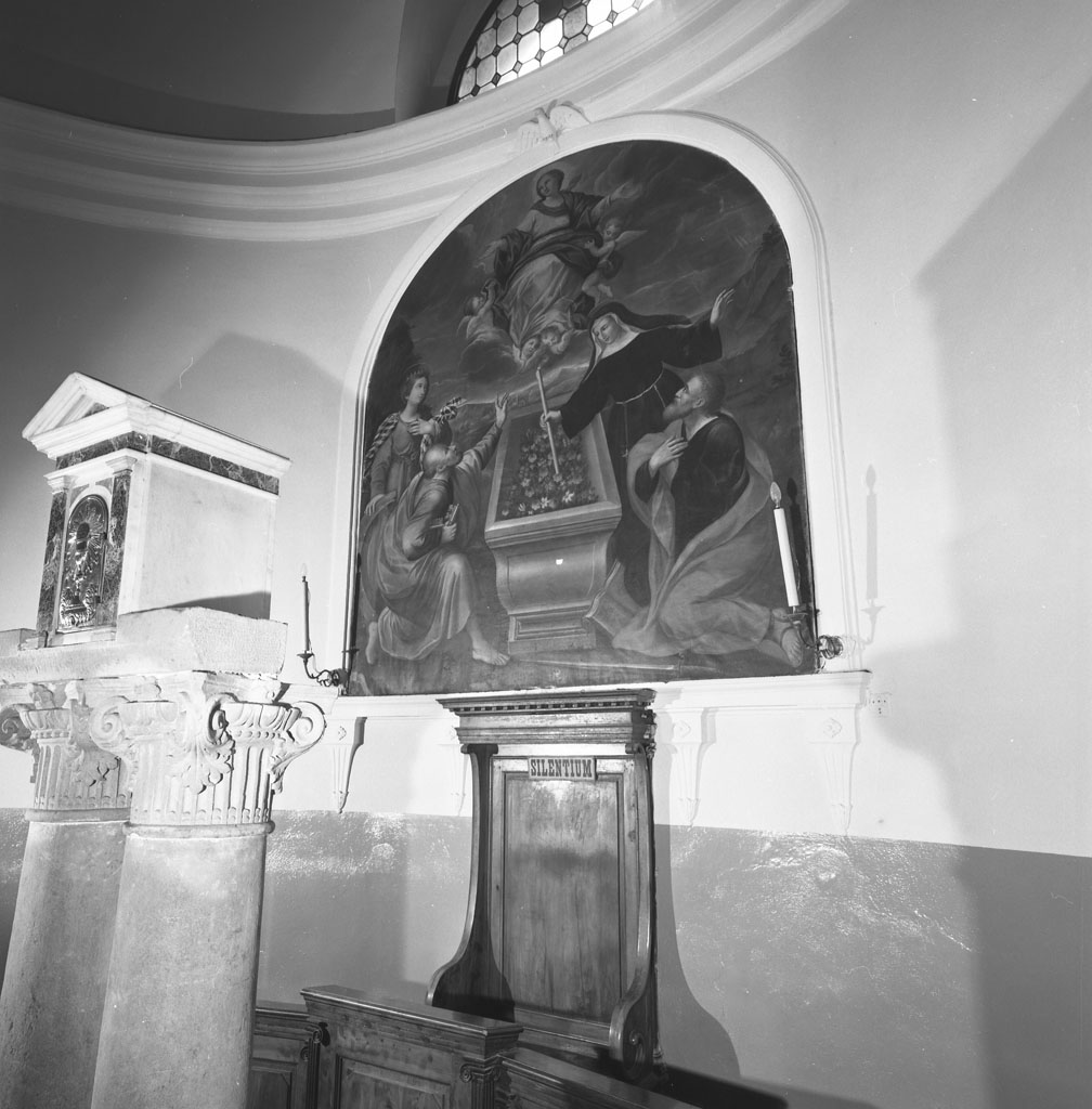 assunzione della Madonna e santi (dipinto) di Colombati Pietro (sec. XVIII)