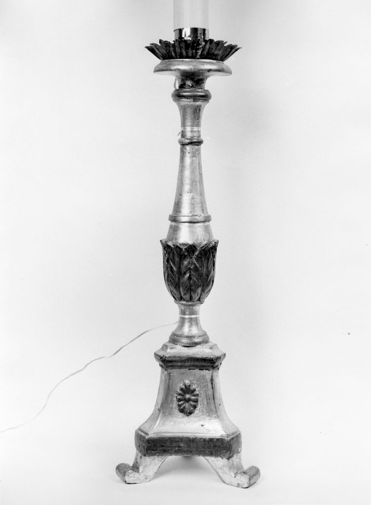 candeliere - bottega toscana (prima metà sec. XIX)