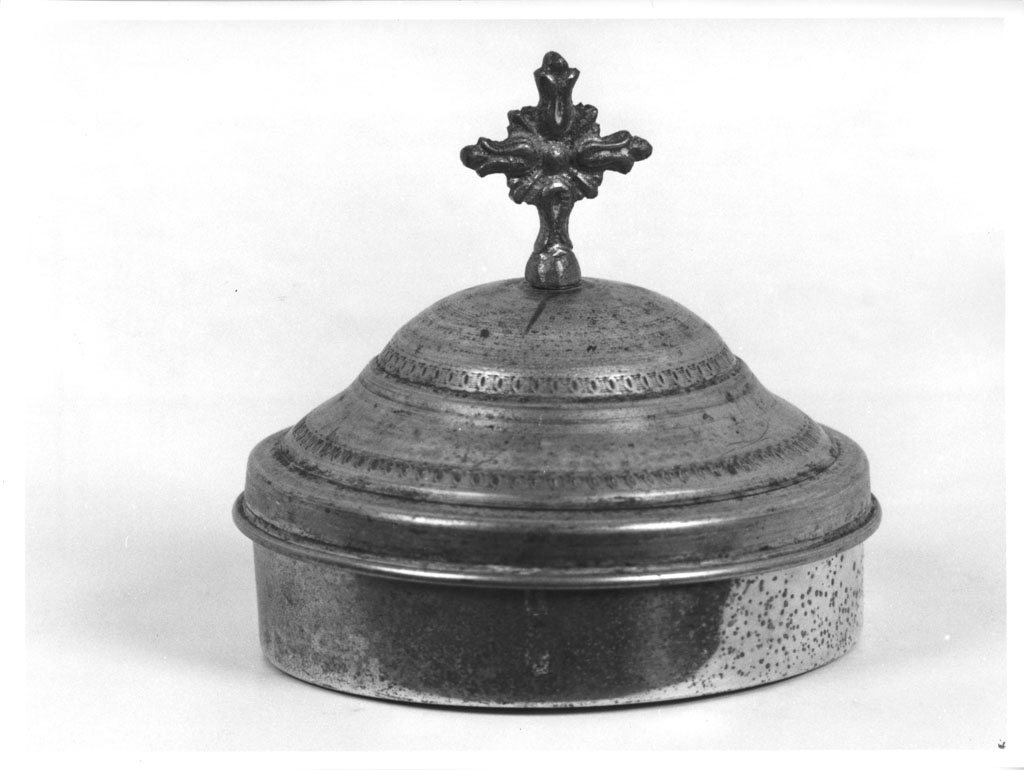 scatola per ostie - bottega toscana (fine sec. XIX)