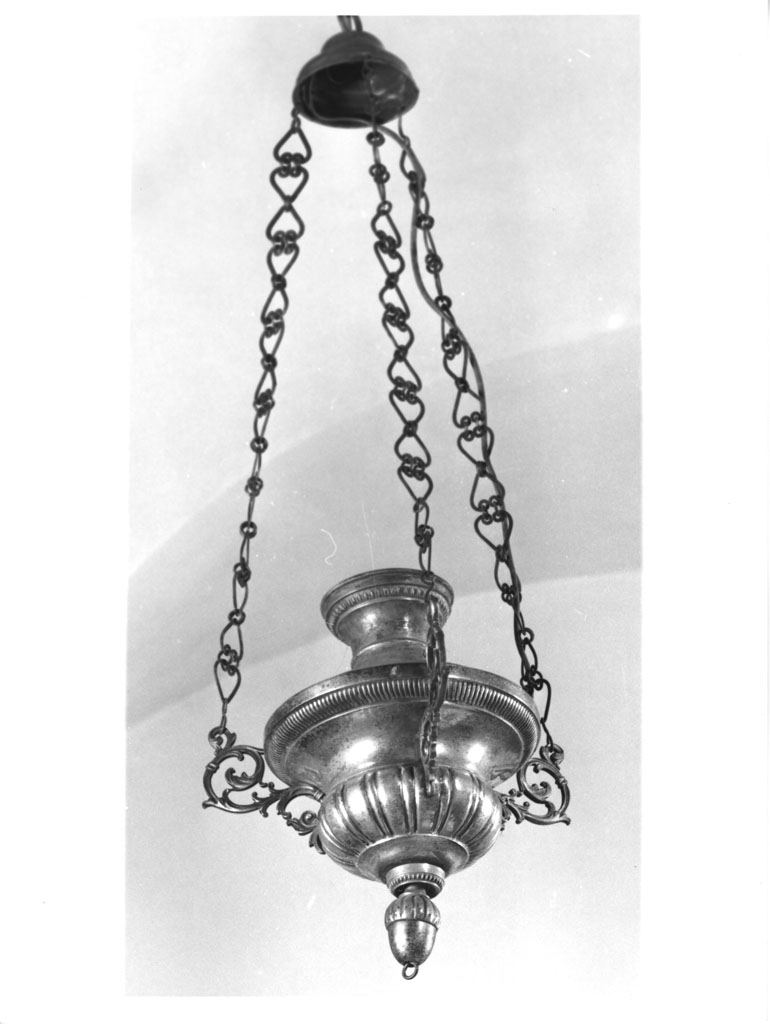 lampada pensile a vaso - bottega toscana (seconda metà sec. XVIII)