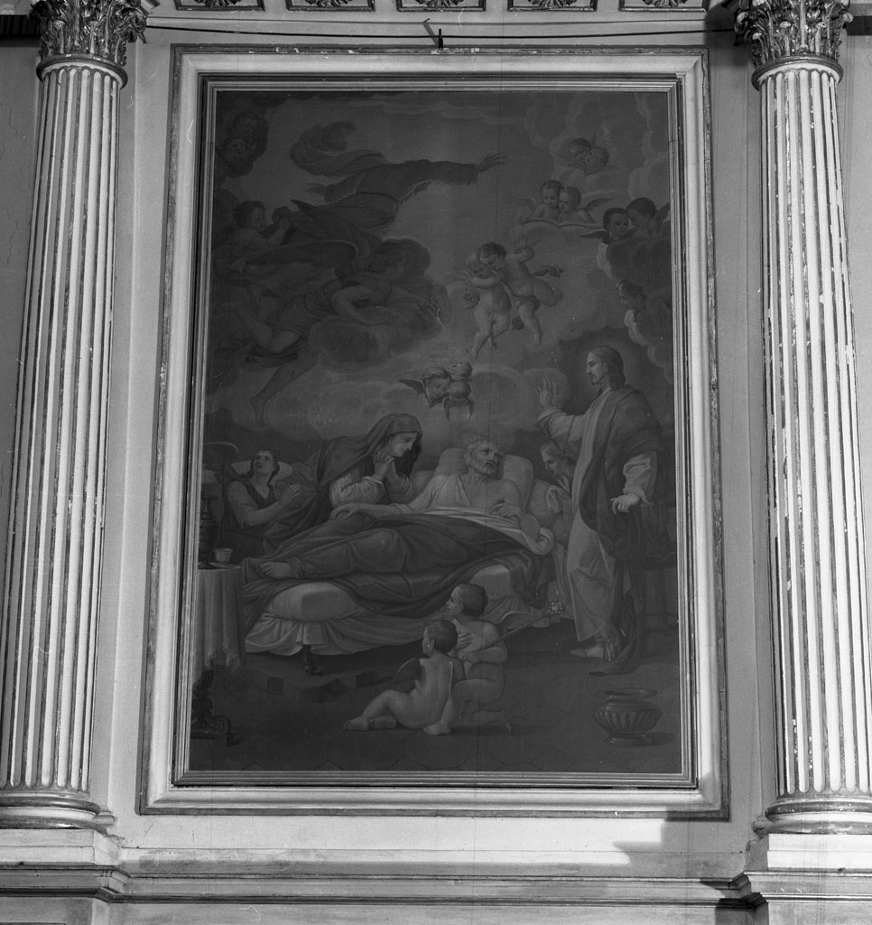 morte di San Giuseppe (dipinto) - ambito italiano (sec. XIX)