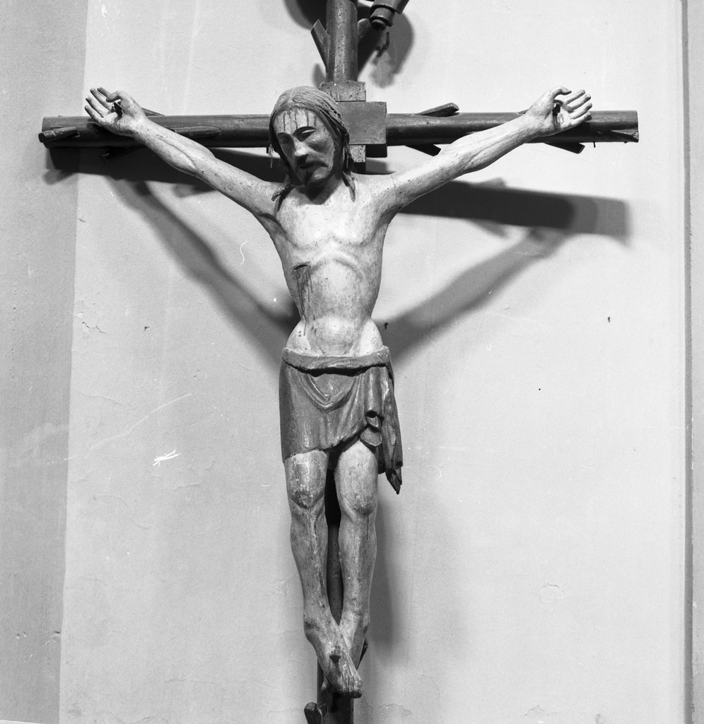 Cristo crocifisso (croce processionale) - bottega italiana (secc. XVII/ XVIII)