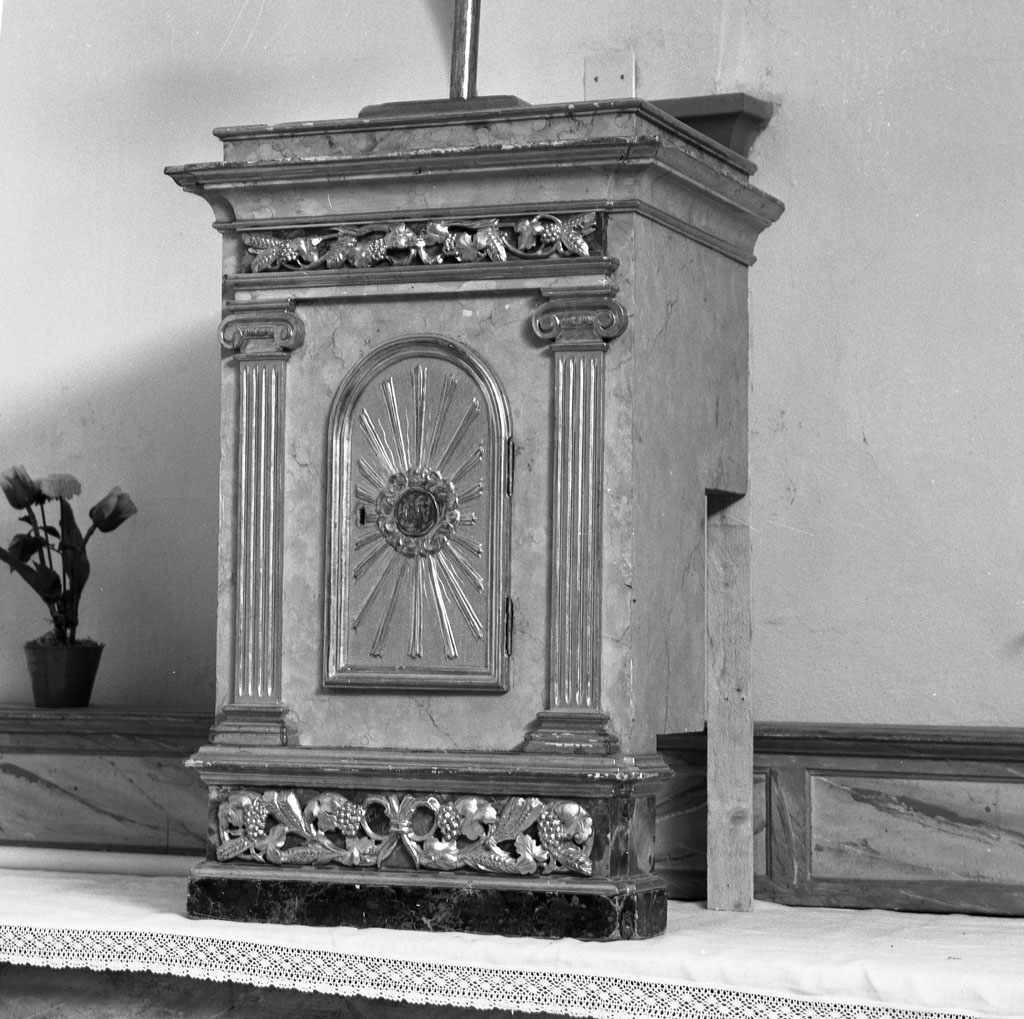 tabernacolo - bottega italiana (prima metà sec. XIX)