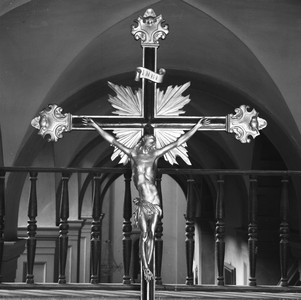 Cristo crocifisso (croce processionale) - bottega italiana (sec. XVIII)