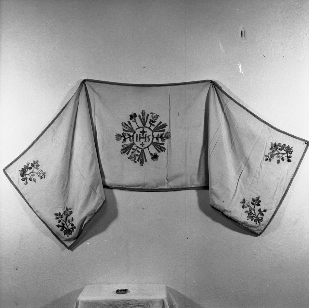 velo omerale - manifattura italiana (sec. XIX)