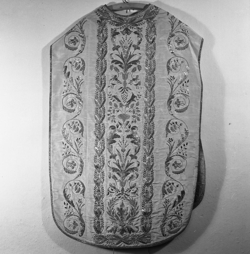 paramento liturgico - manifattura italiana (fine/inizio secc. XVIII/ XIX)