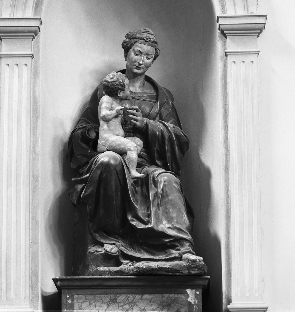 Madonna con Bambino (statua) - bottega italiana (sec. XIX)