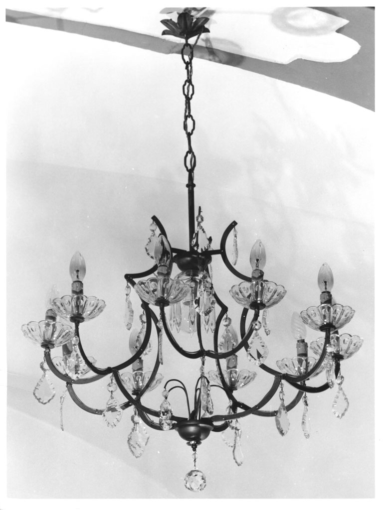 lampadario - a bracci - bottega toscana (prima metà sec. XX)