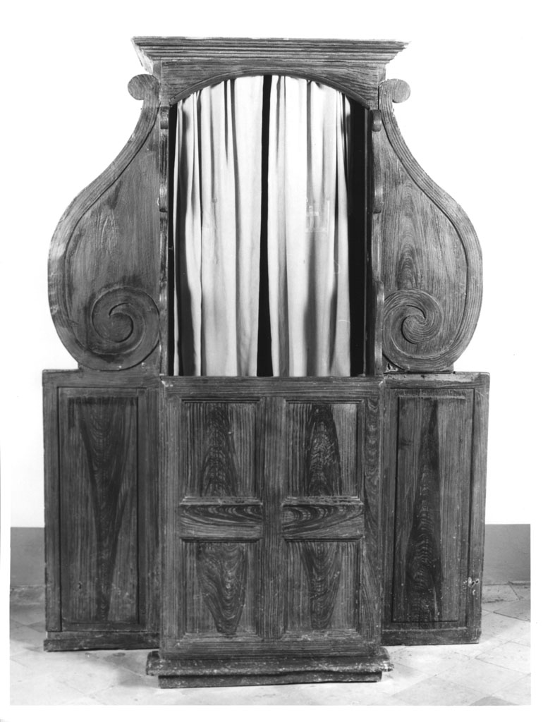 confessionale - bottega toscana (seconda metà sec. XIX)