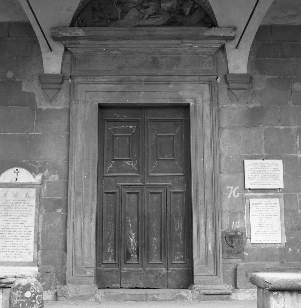 portale maggiore - bottega toscana (sec. XVI)