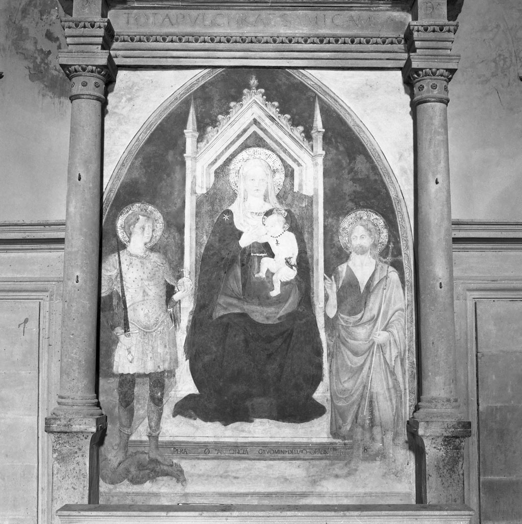 Madonna in trono con Bambino e Santi (dipinto) di Francesco d'Antonio (attribuito) (prima metà sec. XV)