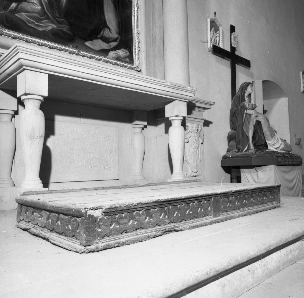 pedana d'altare - bottega toscana (prima metà sec. XVII)