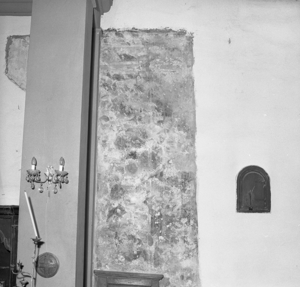 Santo (dipinto, frammento) - ambito fiorentino (fine sec. XIV)