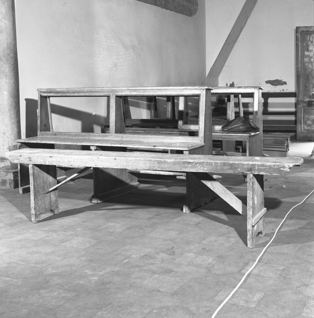 panca, coppia - bottega toscana (sec. XVII)