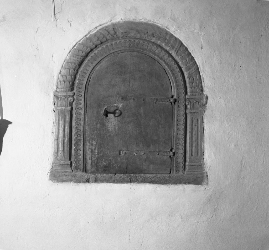 tabernacolo murale - bottega toscana (sec. XVI)