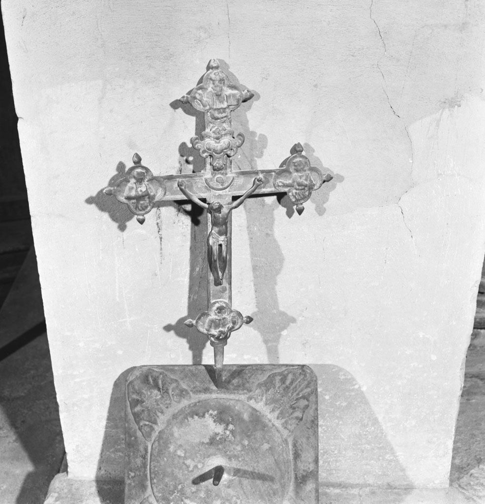 Cristo crocifisso (croce processionale) - bottega italiana (sec. XVII)