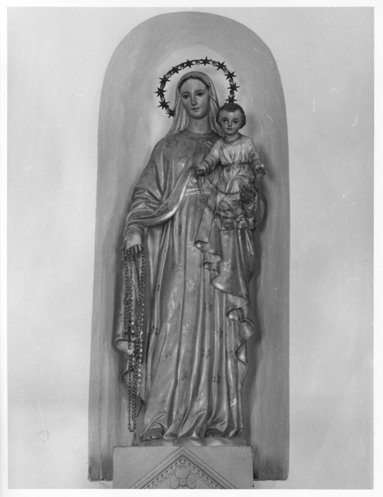 Madonna del Rosario (statua) - bottega romana (sec. XX)